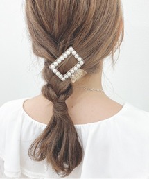 apres jour | 【apres jour×ARIAZ】パールクリップ(バレッタ/ヘアクリップ)