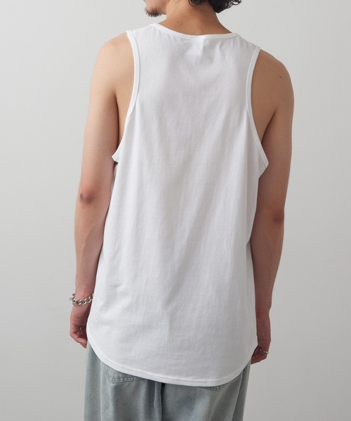 MAISON CLUB（メゾンクラブ）の「【MAISON CLUB】ヘビーウェイトタンクトップ プレミアムコットン100%  WILL（タンクトップ・メンズ・ホワイト/ブラック/ネイビー/グレー・XL/M/L/S/XS）」の11枚目の写真