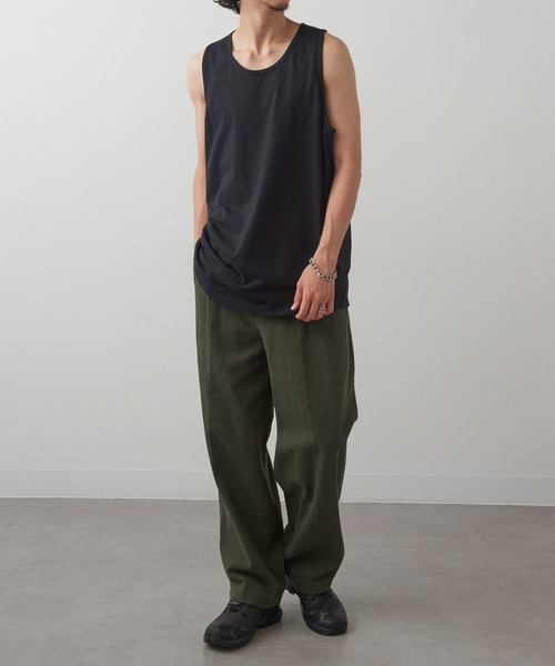 MAISON CLUB（メゾンクラブ）の「【MAISON CLUB】ヘビーウェイトタンクトップ プレミアムコットン100%  WILL（タンクトップ・メンズ・ホワイト/ブラック/ネイビー/グレー・XL/M/L/S/XS）」の22枚目の写真