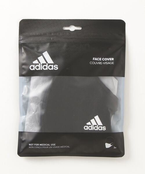 adidas（アディダス）の「フェイスカバー 3枚組 [FACE COVERS 3-PACK] アディダス（マスク・メンズ・ブラック×ブラック/ブラック系その他/ダークネイビー・MEDIUM/X-LARGE/XXX-LARGE）」の11枚目の写真