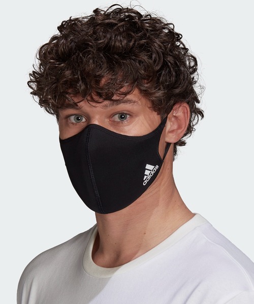 adidas（アディダス）の「フェイスカバー 3枚組 [FACE COVERS 3-PACK] アディダス（マスク・メンズ・ブラック×ブラック/ブラック系その他/ダークネイビー・MEDIUM/X-LARGE/XXX-LARGE）」の8枚目の写真