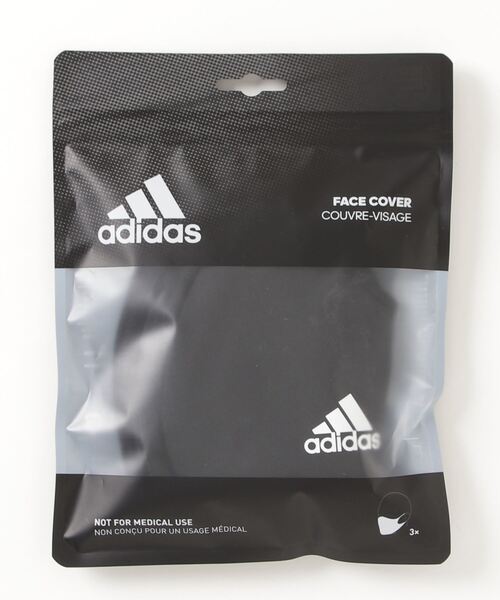 adidas（アディダス）の「フェイスカバー 3枚組 [FACE COVERS 3-PACK] アディダス（マスク・メンズ・ブラック×ブラック/ブラック系その他/ダークネイビー・MEDIUM/X-LARGE/XXX-LARGE）」の14枚目の写真