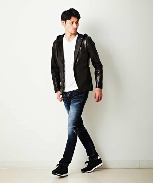 MICHEL KLEIN HOMME   （ミッシェルクランオム）の「レザーブルゾン（BABY GOAT NAKED）（ブルゾン・メンズ・ブラック・MEDIUM/LARGE/X-LARGE）」の12枚目の写真
