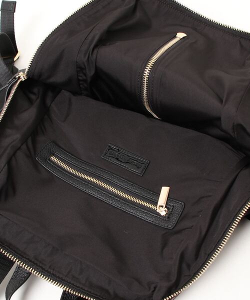 atneK（アトネック）の「【atneK by Scrap Book】フロントジップリュック（バックパック/リュック・レディース・グレー/ブラック・FREE）」の5枚目の写真