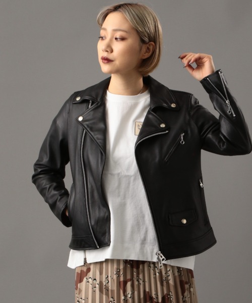 Retro Grade（レトログレード）の「【RETRO GRADE】ダブルライダース/ DOUBLE　RIDERS（ライダースジャケット・レディース・ブラック・SMALL/MEDIUM/LARGE/X-LARGE/X-SMALL）」の4枚目の写真