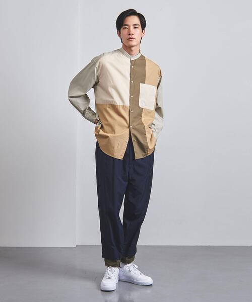 EN ROUTE（アンルート）の「＜EN ROUTE（アンルート）＞ ブロード ミックス バンドカラー シャツ（シャツ/ブラウス・メンズ・その他1/その他2・1/2/3）」の7枚目の写真