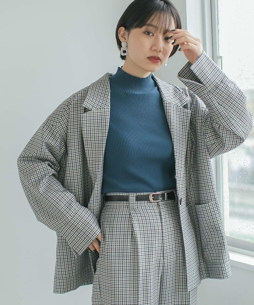 PAGEBOY(ページボーイ)の「ウールライクセットアップジャケット(テーラードジャケット・レディース・ブラック/グレー系その他/ブラウン系その他/グレイッシュベージュ・SMALL/MEDIUM)」の5枚目の写真