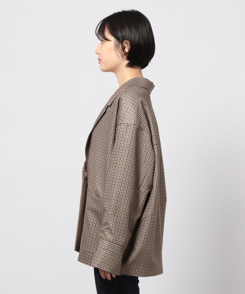 PAGEBOY(ページボーイ)の「ウールライクセットアップジャケット(テーラードジャケット・レディース・ブラック/グレー系その他/ブラウン系その他/グレイッシュベージュ・SMALL/MEDIUM)」の20枚目の写真