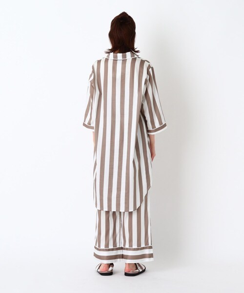 SOUP（スープ）の「◆【SOUP HOME】オーガニックコットンシャツワンピース（ワンピース・レディース・ネイビー系2/ベージュ系その他2/ネイビー・40/38/36）」の9枚目の写真