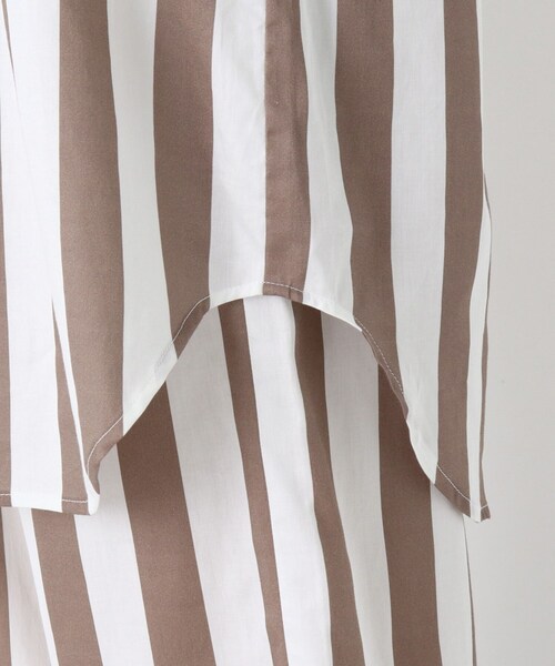 SOUP（スープ）の「◆【SOUP HOME】オーガニックコットンシャツワンピース（ワンピース・レディース・ネイビー系2/ベージュ系その他2/ネイビー・40/38/36）」の12枚目の写真