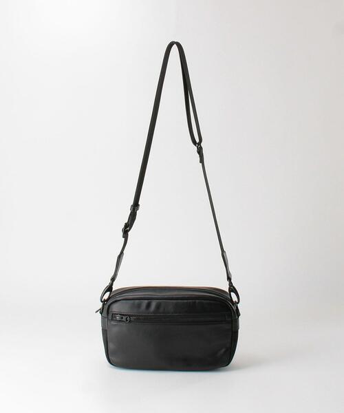 green label relaxing（グリーンレーベルリラクシング）の「＜green label relaxing＞ レザー FUNCTIONAL ショルダーバッグ（ショルダーバッグ・メンズ・ブラック/ダークブラウン・FREE）」の5枚目の写真