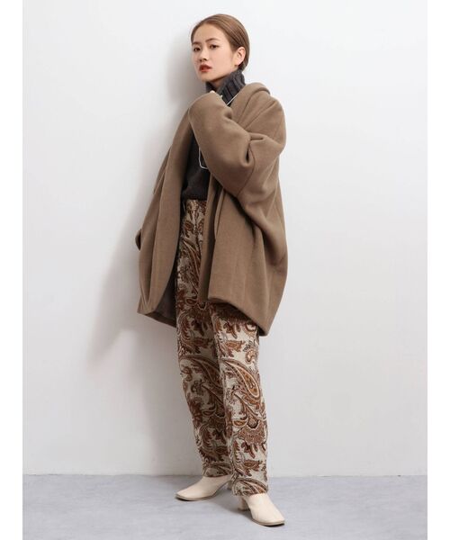 Ungrid（アングリッド）の「ミドル丈デザインコート（その他アウター・レディース・オレンジ/モカ・FREE）」の7枚目の写真