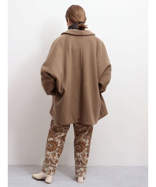 Ungrid（アングリッド）の「ミドル丈デザインコート（その他アウター・レディース・オレンジ/モカ・FREE）」の9枚目の写真