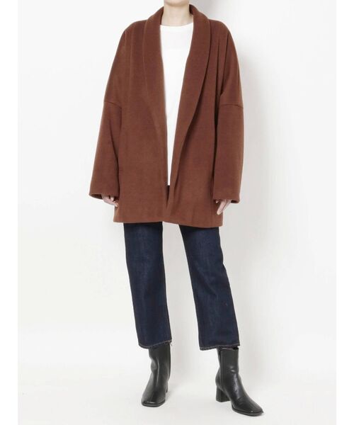 Ungrid（アングリッド）の「ミドル丈デザインコート（その他アウター・レディース・オレンジ/モカ・FREE）」の18枚目の写真