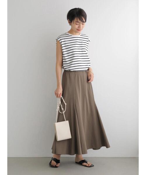 AMERICAN HOLIC（アメリカンホリック）の「切り替えカットフレアスカート（スカート・レディース・チャコールグレー/モカ・S/M/L）」の19枚目の写真