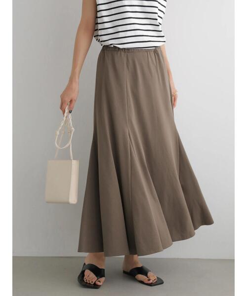 AMERICAN HOLIC（アメリカンホリック）の「切り替えカットフレアスカート（スカート・レディース・チャコールグレー/モカ・S/M/L）」の17枚目の写真