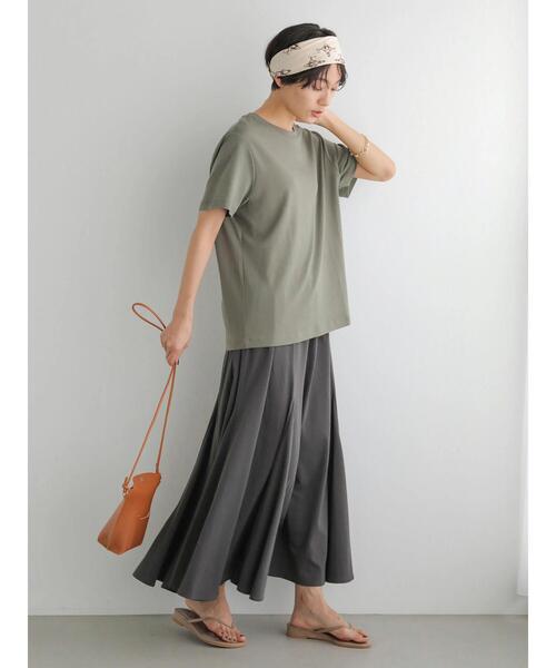 AMERICAN HOLIC（アメリカンホリック）の「切り替えカットフレアスカート（スカート・レディース・チャコールグレー/モカ・S/M/L）」の13枚目の写真