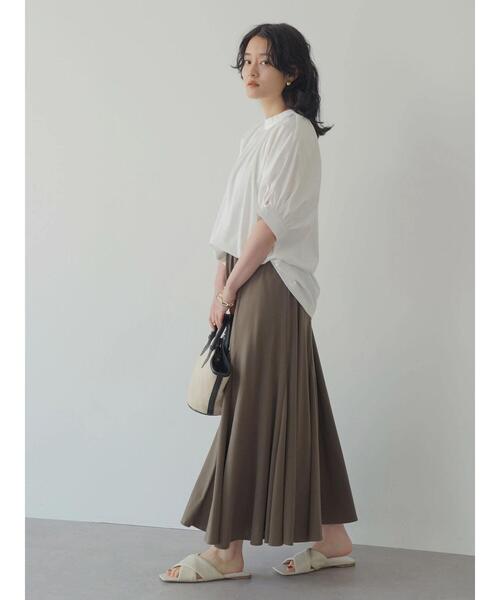 AMERICAN HOLIC（アメリカンホリック）の「切り替えカットフレアスカート（スカート・レディース・チャコールグレー/モカ・S/M/L）」の11枚目の写真