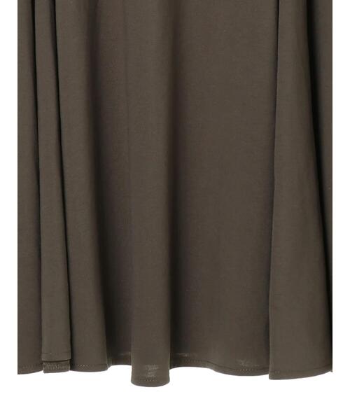 AMERICAN HOLIC（アメリカンホリック）の「切り替えカットフレアスカート（スカート・レディース・チャコールグレー/モカ・S/M/L）」の6枚目の写真