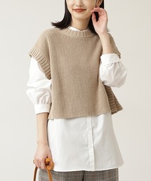 NATURAL BEAUTY BASIC | ベスト×チュニックシャツセット/0171270972(ニット/セーター)
