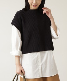 NATURAL BEAUTY BASIC | ベスト×チュニックシャツセット/0171270972(ニット/セーター)