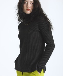 select MOCA | サイドスリットタートルニット(ニット/セーター)