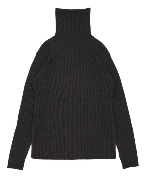 select MOCA(セレクトモカ)の「サイドスリットタートルニット(ニット/セーター・レディース・オレンジ/ブルー/チャコール・FREE)」の22枚目の写真