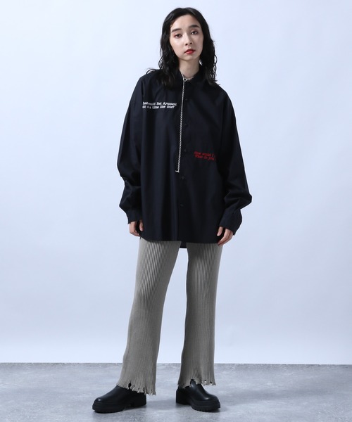 HARE（ハレ）の「【エヴァンゲリオンコラボ 】バックシーンプリントシャツ（シャツ/ブラウス・メンズ・ホワイト/ブラック・FREE）」の8枚目の写真