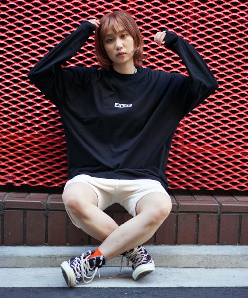 AVIREX(アヴィレックス)の「【直営店限定】バンダナプリント ボックス ロゴ 長袖 Tシャツ / BANDANA PRINT BOX LOGO LS T-SHIRT/アヴィレックス/AVIREX(Tシャツ/カットソー・レディース・ブラック/ブラック系その他/レッド/クリアレッド・MEDIUM/LARGE/X-LARGE/XX-LARGE)」の17枚目の写真