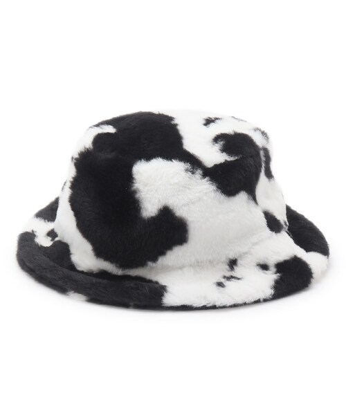 DRESKIP（ドレスキップ）の「◆HIDETRADING フェイクファーバケットハット（ハット・レディース・ブラック/アイボリー/ブラック系1/ダークブラウン系1/ブラウン系2/アイボリー系1・00）」の6枚目の写真