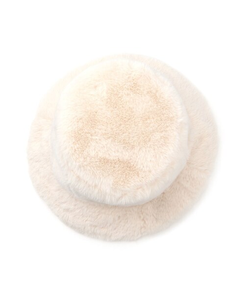 DRESKIP（ドレスキップ）の「◆HIDETRADING フェイクファーバケットハット（ハット・レディース・ブラック/アイボリー/ブラック系1/ダークブラウン系1/ブラウン系2/アイボリー系1・00）」の12枚目の写真