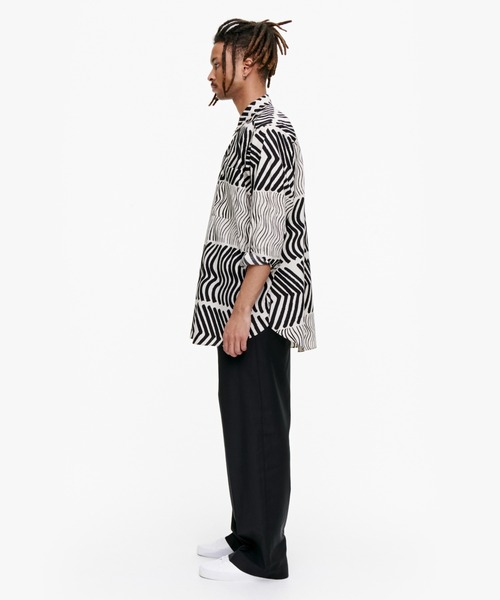 marimekko（マリメッコ）の「Norkko Silkkikuikka / CLASSICS  shirt（シャツ/ブラウス・レディース・ブラック×ホワイト・SMALL/MEDIUM/X-SMALL）」の4枚目の写真
