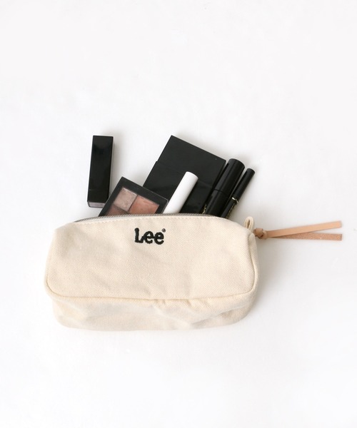 Lee（リー）の「Lee（リー）デニムマルチポーチ/ペンケース（ポーチ・レディース・オフホワイト/ネイビー/ストライプ・FREE）」の8枚目の写真