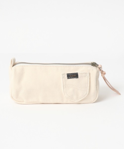 Lee（リー）の「Lee（リー）デニムマルチポーチ/ペンケース（ポーチ・レディース・オフホワイト/ネイビー/ストライプ・FREE）」の16枚目の写真