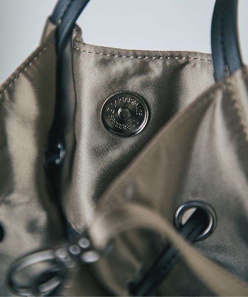 RIVE DROITE（リヴドロワ）の「【R.good(アールドットグッド)】A４ 3WAYサテンドロストトート（トートバッグ・レディース・ブラック/ベージュ・FREE）」の20枚目の写真