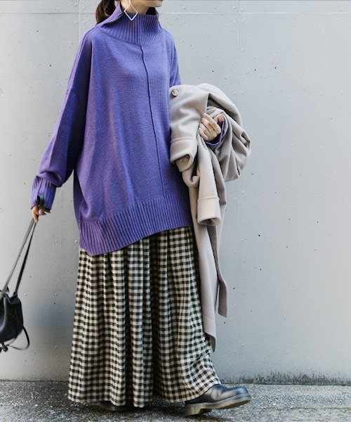 and it_（アンドイット）の「エミュラル emural ネルタックワイドパンツ（その他パンツ・レディース・その他1/その他2/その他3/ブラック・M-L）」の11枚目の写真