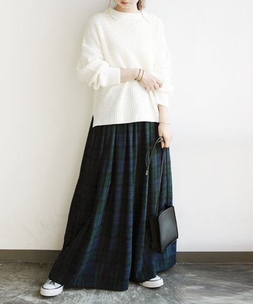 and it_（アンドイット）の「エミュラル emural ネルタックワイドパンツ（その他パンツ・レディース・その他1/その他2/その他3/ブラック・M-L）」の6枚目の写真