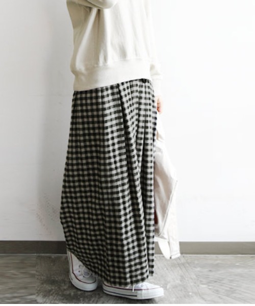 and it_（アンドイット）の「エミュラル emural ネルタックワイドパンツ（その他パンツ・レディース・その他1/その他2/その他3/ブラック・M-L）」の15枚目の写真