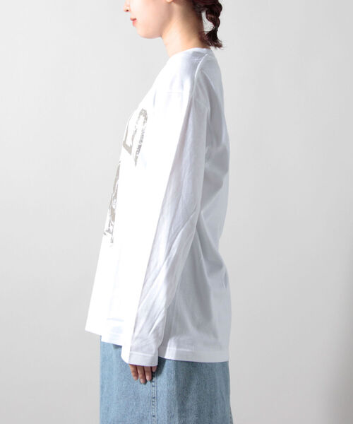 FREDY&GLOSTER（フレディアンドグロスター）の「バッファロー柄 ヘビーウェイト長袖Tシャツ（Tシャツ/カットソー・レディース・ブラック系その他4/グリーン系その他4/ホワイト系その他5/ブルー系その他7・38）」の12枚目の写真