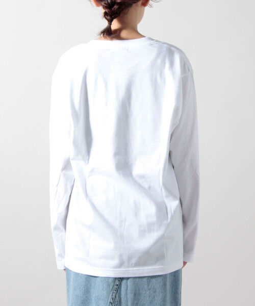 FREDY&GLOSTER（フレディアンドグロスター）の「バッファロー柄 ヘビーウェイト長袖Tシャツ（Tシャツ/カットソー・レディース・ブラック系その他4/グリーン系その他4/ホワイト系その他5/ブルー系その他7・38）」の11枚目の写真