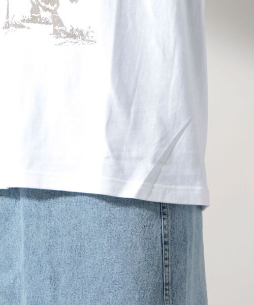 FREDY&GLOSTER（フレディアンドグロスター）の「バッファロー柄 ヘビーウェイト長袖Tシャツ（Tシャツ/カットソー・レディース・ブラック系その他4/グリーン系その他4/ホワイト系その他5/ブルー系その他7・38）」の8枚目の写真