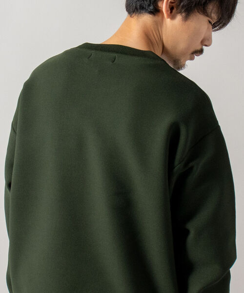 GLOSTER（グロスター）の「【GLOSTER/グロスター】《ニット＋カットソーの2点SET》テックレイヤードプルオーバーニット（ニット/セーター・メンズ・ライトグレー/ブラウン/オリーブ・MEDIUM/LARGE）」の4枚目の写真