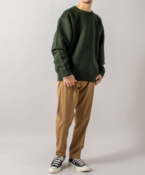 GLOSTER（グロスター）の「【GLOSTER/グロスター】《ニット＋カットソーの2点SET》テックレイヤードプルオーバーニット（ニット/セーター・メンズ・ライトグレー/ブラウン/オリーブ・MEDIUM/LARGE）」の20枚目の写真