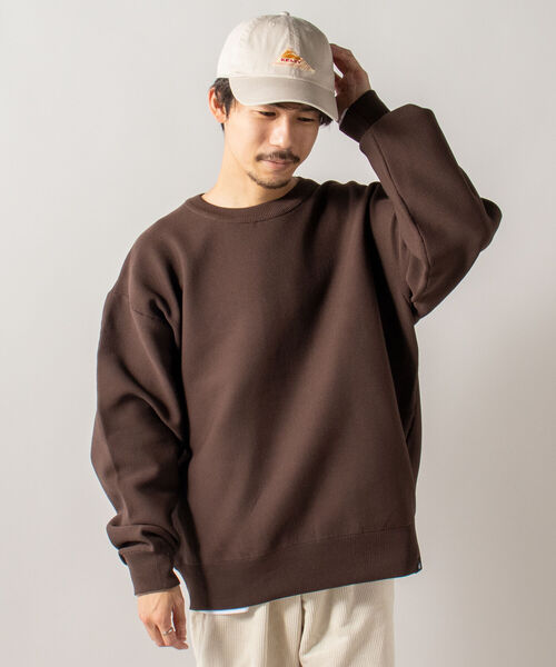 GLOSTER（グロスター）の「【GLOSTER/グロスター】《ニット＋カットソーの2点SET》テックレイヤードプルオーバーニット（ニット/セーター・メンズ・ライトグレー/ブラウン/オリーブ・MEDIUM/LARGE）」の21枚目の写真