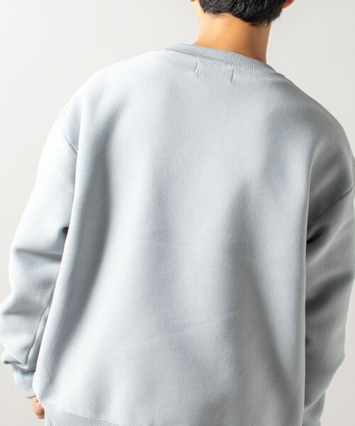 GLOSTER（グロスター）の「【GLOSTER/グロスター】《ニット＋カットソーの2点SET》テックレイヤードプルオーバーニット（ニット/セーター・メンズ・ライトグレー/ブラウン/オリーブ・MEDIUM/LARGE）」の18枚目の写真