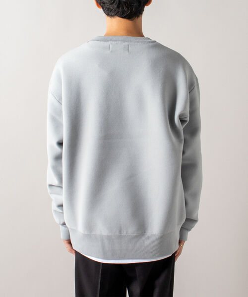 GLOSTER（グロスター）の「【GLOSTER/グロスター】《ニット＋カットソーの2点SET》テックレイヤードプルオーバーニット（ニット/セーター・メンズ・ライトグレー/ブラウン/オリーブ・MEDIUM/LARGE）」の14枚目の写真