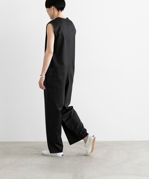 note et silence (ノートエシロンス)の「◇【 AMB100貨 】Honnete ジャンプスーツ(つなぎ/オールインワン・レディース・ブラック/グレー・1)」の16枚目の写真