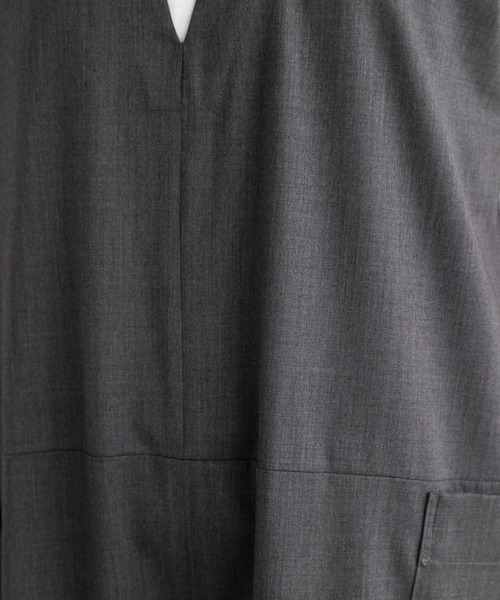 note et silence (ノートエシロンス)の「◇【 AMB100貨 】Honnete ジャンプスーツ(つなぎ/オールインワン・レディース・ブラック/グレー・1)」の15枚目の写真