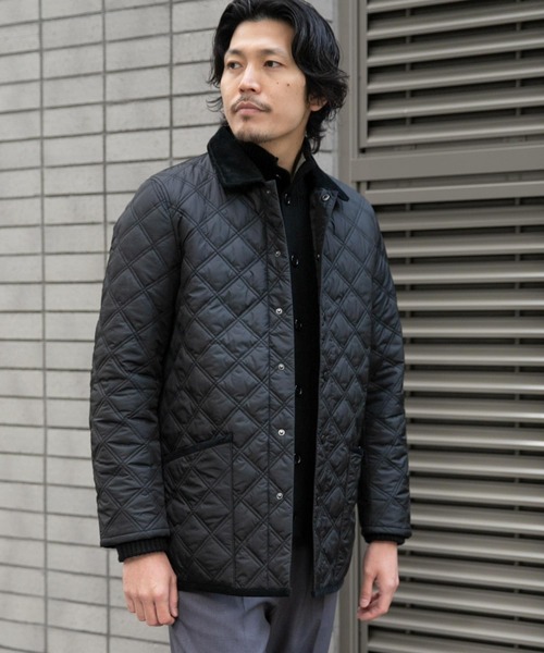 URBAN RESEARCH ROSSO MEN（アーバンリサーチロッソメン）の「丸井織物 キルティングジャケット（ナイロンジャケット・メンズ・ブラック/ネイビー/グレー・X-LARGE/LARGE/MEDIUM）」の2枚目の写真