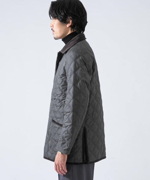 URBAN RESEARCH ROSSO MEN（アーバンリサーチロッソメン）の「丸井織物 キルティングジャケット（ナイロンジャケット・メンズ・ブラック/ネイビー/グレー・X-LARGE/LARGE/MEDIUM）」の4枚目の写真
